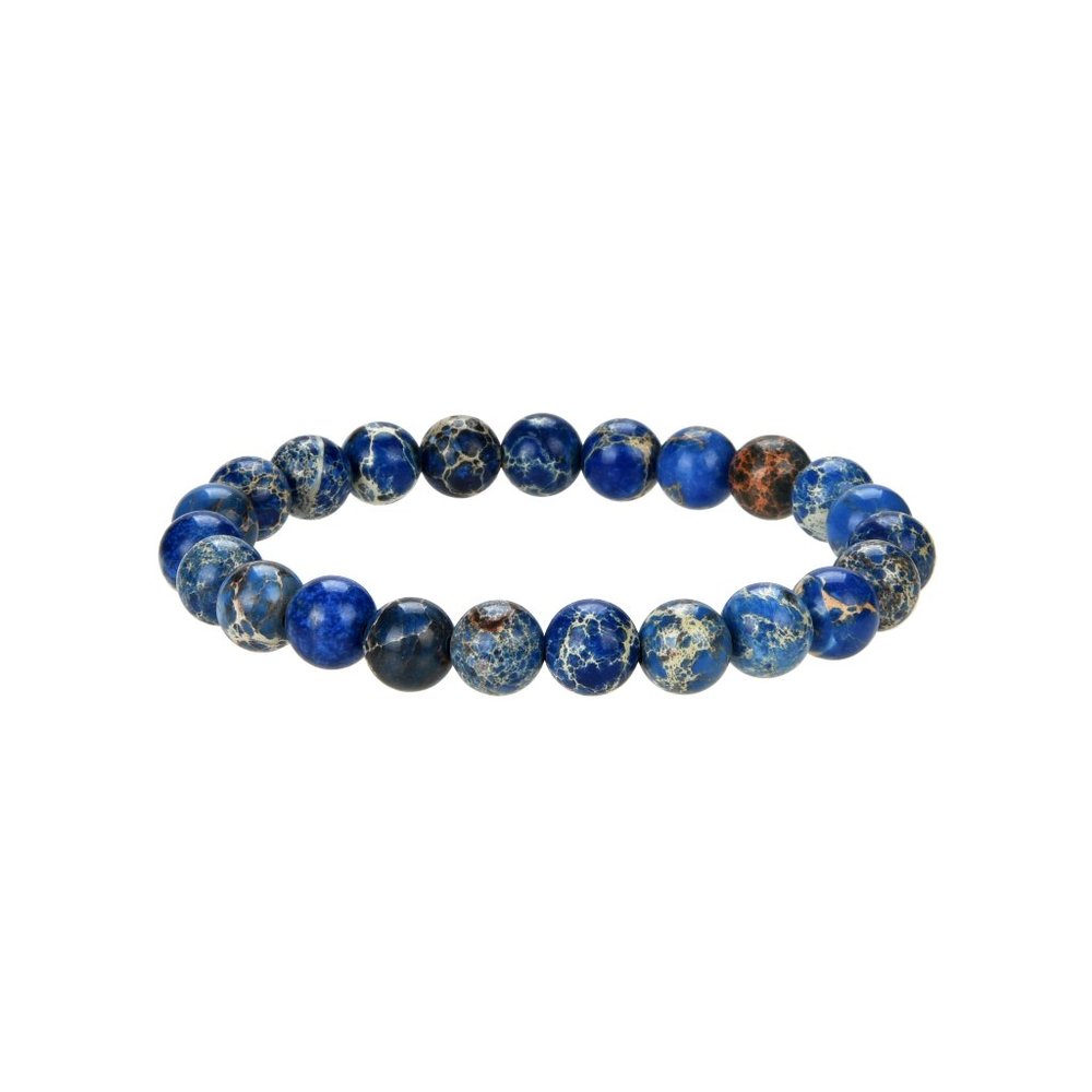 Imperial Sediment Jasper Gemstone Bracelet 8mm